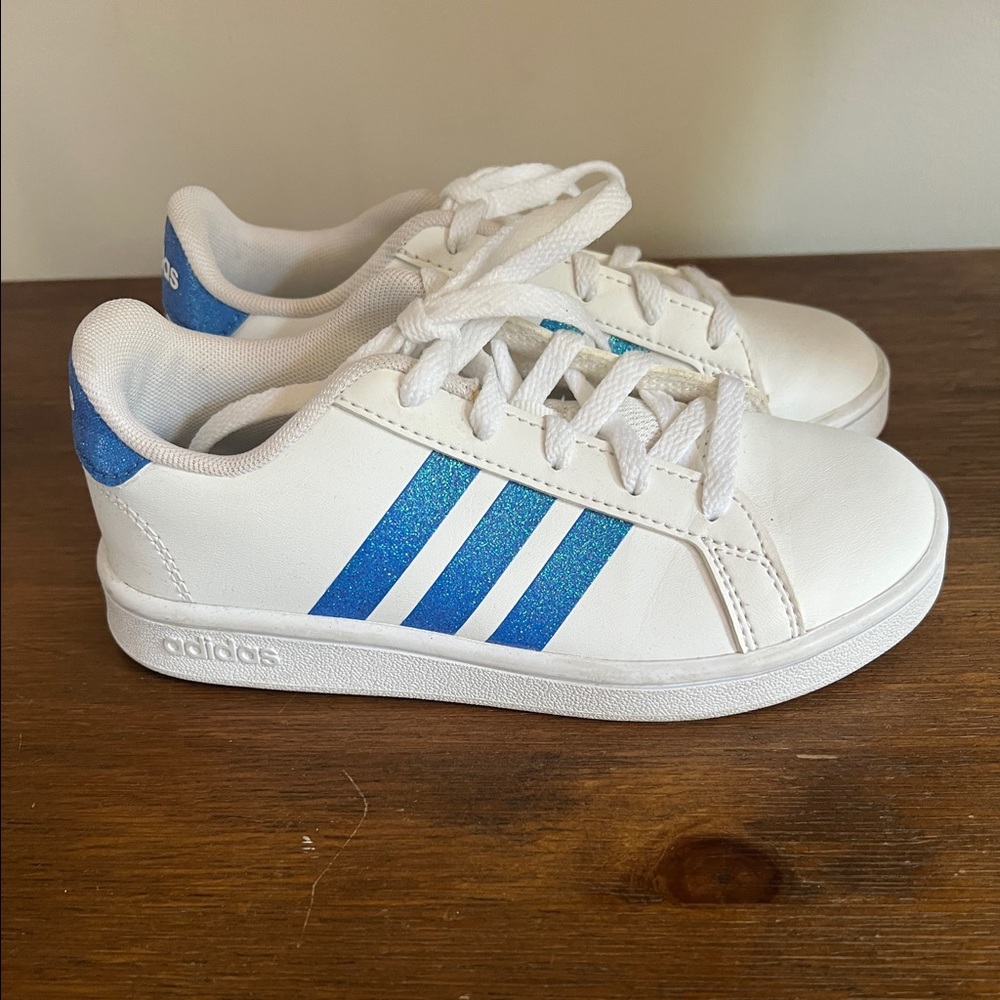 Adidas Sparkle Grand Court Sneakers, Girls - Picture 2 of 6